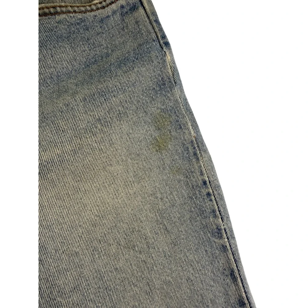 Vintage Levis 505 Orange Tab Regular Fit Straight Leg Jeans Light Wash 36x34
